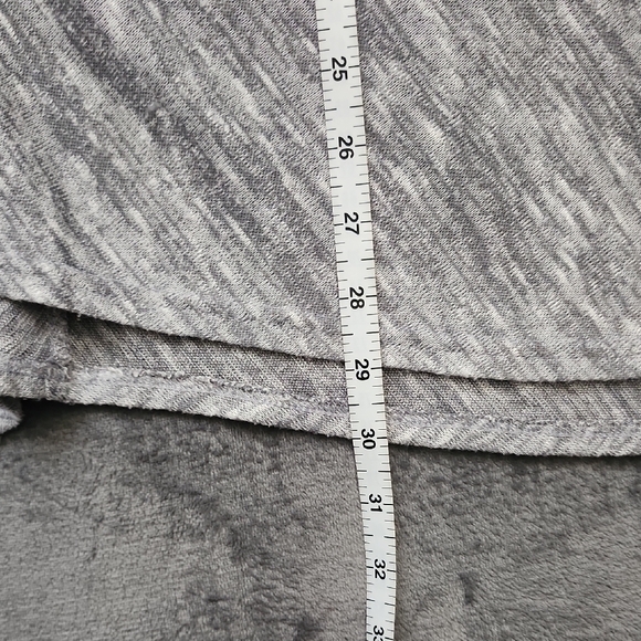 Faded Glory Light Heather Gray Scoop Neck Pullover Sweater - Picture 4 of 5